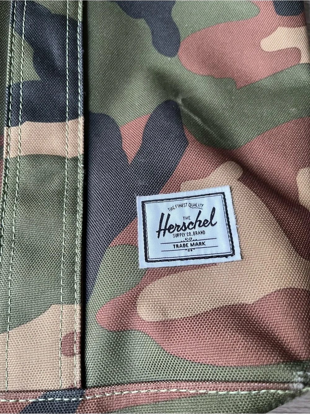 Herschel Camo Duffel Tote